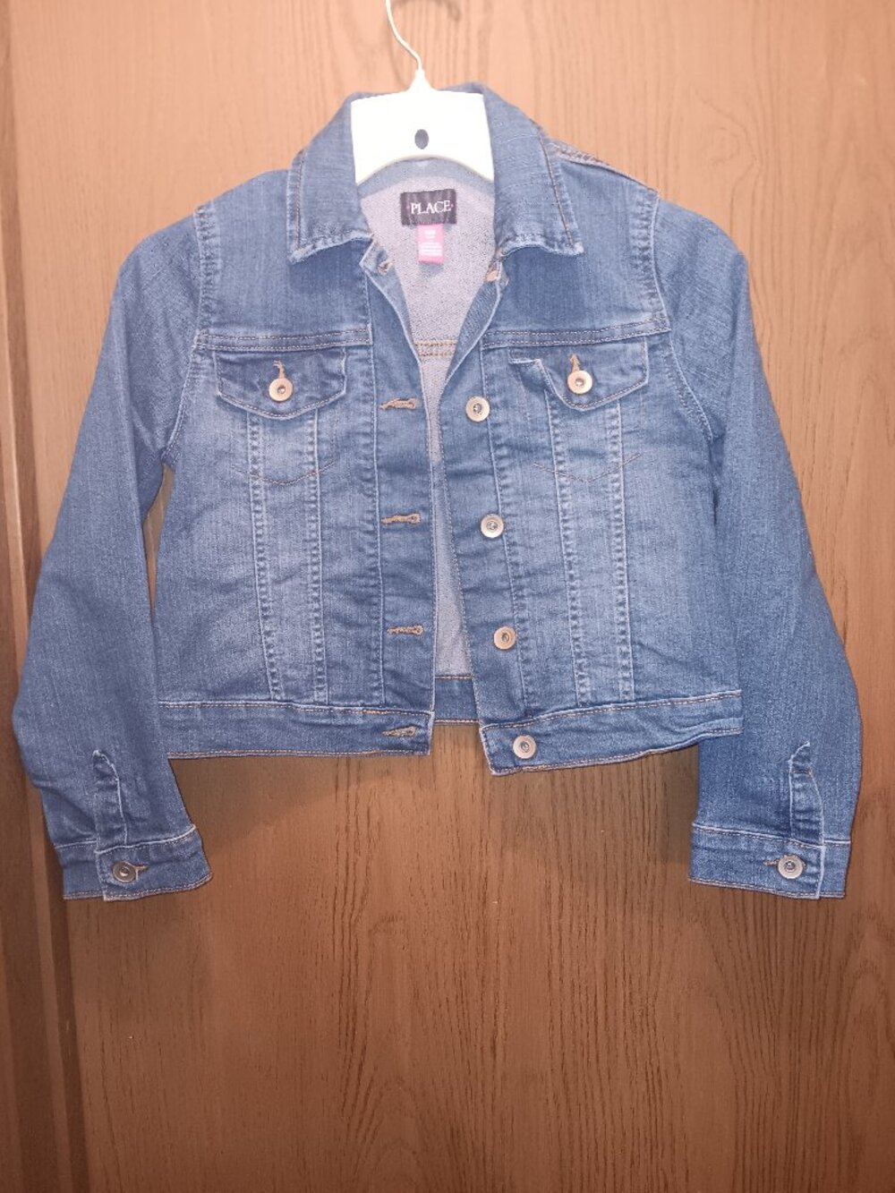 The Children’s Place Girls Denim Classic Trucker Jean Jacket sz 7/8 Medium
